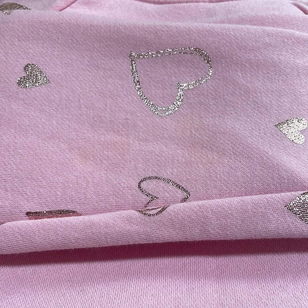 + nwot + ATHLETIC WORKS Heart Sweatshirt - Picture 5 of 5